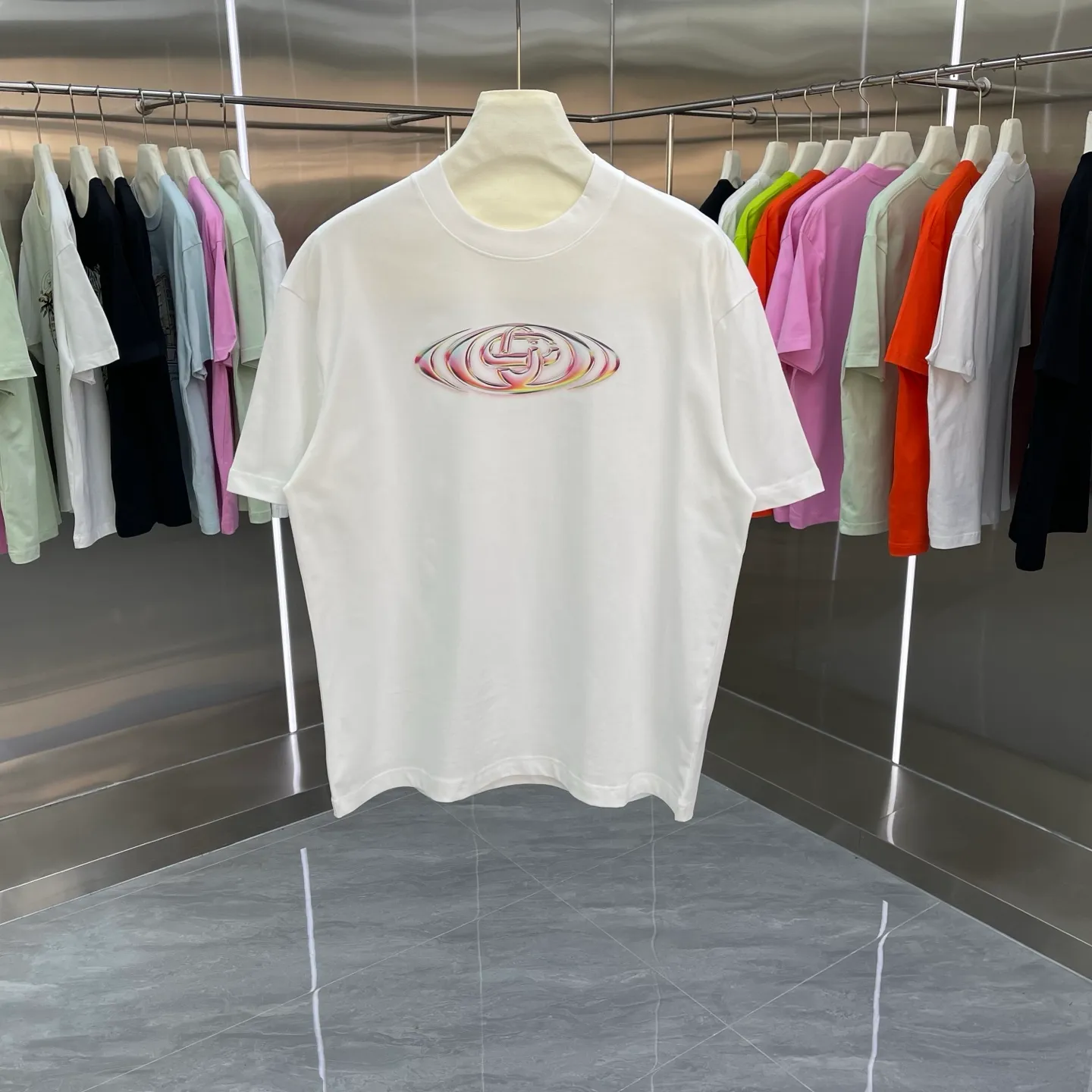 New Arrival Casablanca Classic Series T ～ ， ， 。 ， Classic ， In Stock ！ ：White Black Light Blue Pink（5 ） Size：S M L XL XXL